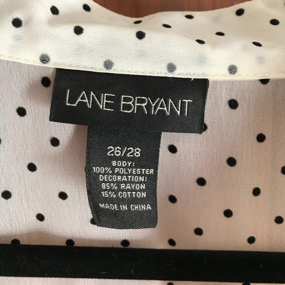 Lane Bryant Sheer Blouse with Under Shell - Picture 4 of 9
